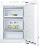 NEFF GI1216DE0 N70 Einbau-Gefrierschrank, 87,4 x 55,8 cm, 96 L Gefrieren, LowFrost seltener abtauen, BigBox für sperriges Gefriergut