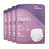 Amazon Basic Care Damen Pants Plus Medium – 4 Packungen à 7 Stück (28 Pants), Weiß