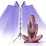 Bräunungslicht Solarium Portable Tanning Lamp für Home Gesichtsbräunung Tageslicht für Gesicht und Körper für zu Hause with Adjustable Stand (Stil A)
