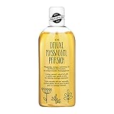 EIS Deluxe Massageöl Pfirsich | für Massagen zur Entspannung | für Pärchen | wärmendes Körperöl zur intimen Muskelentspannung | flüssiges Körper-Gleitöl | 250ml | erotischer Pfirsich Duft
