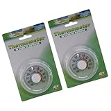 MILISTEN 2St vertikales Thermometer Praktisches Innenthermometer Thermometer für Temperaturüberwachung Wandthermometer Hausthermometer raumthermometer innen Holzthermometer