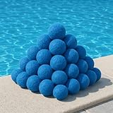 HISUMER Filterbälle für Sandfilteranlagen 1000 g Filterbälle Pool Ersatz Für 35Kg Filtersand Und Quarzsand Mehrweg Filterballs für Aquarium und Poolzubehör Pool Filter Schwimmbad Filteranlagen