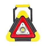 LED-Warndreieck – Vielseitige Dreiecksleuchten, Solarbetriebene 2-in-1-Warndreiecke Für Autos | Tragbares Sicherheitsdreieck-LED-Arbeitslicht, Warnlicht Mit 4 Modi Für Die Reparatur Von Fahrzeugpannen