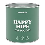 mammaly® Happy Hips Gelenk Snacks für Hunde mit Grünlippmuschel & Hyaluronsäure unterstützt den Knochenschutz für mehr Vitalität Deines Doggos (1x Dose)