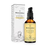 Störtebekker® Premium Bartöl Sandelholz - tägliche Bartpflege für 3-Tage-Bart bis Vollbart - 50ml Beard Oil Vegan - Bart Öl Herren mit angenehmen Duft - Hochwertige Inhaltsstoffe - Made in Germany