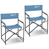 Homecall 2er Campingstuhl Faltbar Ultralight Klappstuhl Regiestuhl Camping Stuhl Bis 120KG - Campingstuhl Kleines Packmaß Alu Gartenstuhl Klappbar Leicht Angelstuhl für Outdoor, Garten, Balkon