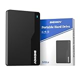 BNEHHOV Externe Festplatte, 500GB Tragbare 2.5 Zoll USB 3.0 Backups HDD, Ultradünn Plug-and-Play SATA Festplattenspeicher für Windows, Mac, PC, Laptop, TV, PS4, Xbox, Wii U, Chromebook