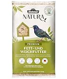 Dehner Natura Premium Wildvogelfutter, Fettfutter / Weichfutter, Ganzjahresfutter artgerecht / kraftspendend , hochwertiges Vogelfutter für Wildvögel, 2.5 kg