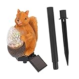 Happyyami 1Stk Sonnenlicht led-light solar gartenbeleuchtung stehleuchte gartendeko rostoptik Rasenlampe Pavillon Laterne im Freien Außenlampe dekoratives Licht rasen licht Harz Orange
