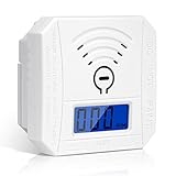 Kohlenmonoxidmelder, allgemein Flintronic CO Melder, Kohlenmonoxid Warnmelder mit LCD Display, CO Melder Lauter 85 Db Alarm Kohlenmonoxidsensor Batteriebetrieb(Nicht enthalten), EN 50291