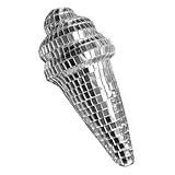 ifundom Eiscreme-ornamente Kleine Discokugel Neuheit Diffusor Discolichter Für Partys Würfel Scheinwerfer Eis Eiscreme Kugeln Eistüten Deckel Disco-lichter Pint Silver Schaum