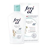 frei öl BabyÖl, essbar, 100% natürliche Inhaltsstoffe; begleitend bei Neurodermitis (Babys, Kinder, Erwachsene), parfümfrei, schützt vor Wundwerden, von Hebammen empfohlen, vegan, 140 ml