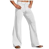 Cexiakong Herren Hose aus Cord Vintage-Stil Glockenunterteil 70er Jahre Disco Dehnbar Ausgestellte Hose Passend für 60er- 70er Jahre Herren Jeans mit Glockenunterteil Elastischer Herbst Winter