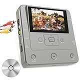 VHS-zu-Digital-Konverter, DVD-Recorder für TV-Aufnahmen, VHS/VCR/Camcorder auf USB-Gerät/SD-Karte/HDD, Smartphone, WiFi auf DVD/USB/SD/HDD-Kopie, WiFi-App-DVD-Recorder【Kommt mit AV-Kabel und 10 DVD-R】