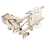 BCOATH DIY Roboter Bausatz Puzzle Technik Baukasten für Ab Jahren Selbstmontierender Puller Roboter mit Motor Lernspielzeug für Technik und Wissenschaft