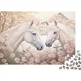 Pferd Puzzle 1000 Teile Pädagogisches Spielzeug 1000 Stück Puzzle Erwachsene Puzzles Geschicklichkeitsspiel Für Die Ganze Familie Puzzle-Geschenk Ab 14 Jahren