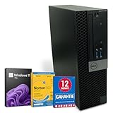 Dell OptiPlex 5040 PC Computer Intel Core i5-6500@ bis zu 3,6 GHz 8 GB 256 GB SSD mit Windows 11 Pro & GRATIS Bluetooth, WLAN & Antiviren-Software inkl. 12 Monate Garantie (Generalüberholt)