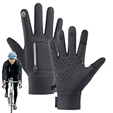 Warme Winterhandschuhe - Touchscreen Laufhandschuhe, Thermo Arbeitshandschuhe | Warme Winter Arbeitshandschuhe mit flexiblem und reaktionsfähigem Design, Leichte Touchscreen Winterhandschuhe für
