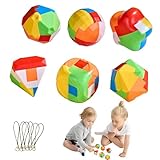 Tanxier Denksport-Puzzle für Kinder, Denksport-Puzzle,Logisches Denktraining-Puzzlespielzeug - Denksport-Puzzlespiel, pädagogisches 3D-Freischalt-Interlock-Puzzle-Spielzeug für Kinder