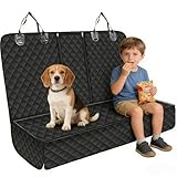 SNZ wasserdichte & rutschfeste Autodecke für Hunde - Universelle Hundedecke für Rücksitz, Kofferraum und Picknick - Autositzschoner mit Stylischem Design für Hunde und Kinder
