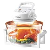 Iskra Halogenofen 12-17L Konvektionsofen, Heißluftofen mit Timer 1400W