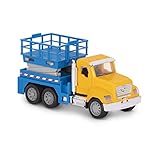 Driven Micro LKW Spielzeug mit Hebebühne 18 cm mit Lichtern und Tönen – Auto Spielzeug mit Arbeitsbühne und Funktionen – Spielzeug ab 3 Jahren