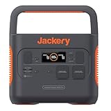 Jackery Explorer 2000 PRO, 2160Wh Tragbare Powerstation mit 230V/2200W Steckdosen, schnelle Ladung mit AC/Solarpanel, Notstromaggregat-Generalüberholt
