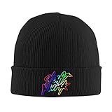 Raymatthie Da%ft Damen Herren Strickmütze Winter Cap Pu%nk Warme Mütze Slouch Beanie Schädel Cap Unisex Wintermütze für Männer Frauen Band Fans Geschenke