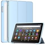 Tablet Hülle für 8 Zoll Tablet,Nicht Kompatibel mit iPad Samsung 8 Zoll Tablet(nur 12./10. Gen,2022/2020), Patamiyar Schlankes Leichtes Smart Cover Dreifach Faltbar mit Automatischer Wake/Sleep -Blau