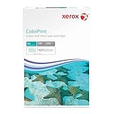 Xerox 003R95256 Premium Farblaser-Papier Druckerpapier DIN A4, 100 g/m², 500 Blatt pro Pack, weiß