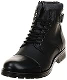 JACK & JONES Herren Jfwalbany Leather Antraciet Chukka Boots, Anthrazit, 43 EU