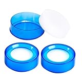 ARTIBETTER 3 Stück Teiliges Fingerfeuchter Schwamm für Präzises Geldzählen Schnelles Einfaches Handling Transparent blau für Finanzpersonal und Kassenarbeitsplätze