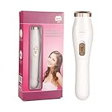 Kustimantu Körperhaartrimmer – elektrischer Haarschneider für Körper und Intimzonen – Epilierer, wasserdicht, für Trockenanwendung, mit abnehmbaren Köpfen, für Männer und Frauen, Intimzonen, Achseln