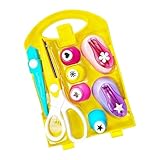Craft Loch Punch, Formed Loch Punch, Lustige Kinder Puncher Craft Set, Blätter, Herz, Stern Papier Stempel für, Schule Scrapbooking Papierstänker für Kunst und