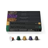 NESPRESSO ORIGINAL, Auswahl an Espresso Kaffees, Helle bis dunklere Röstungen, Kompatibel mit ORIGINAL Kaffeemaschinen, Kapsel Set aus 50 Kaffeekapseln