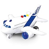 Baby Challenge - Langstreckenflugzeug - Transportfahrzeug - 021170-1/400 - Fahrbereit - Batterien inklusive - Friktionsfahrzeug - Weiß - Mit Sound und Licht - Kunststoff - Ab 3 Jahren