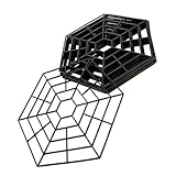 BCOATH 20 Stück Teiliges Schutznetz für Teiche aus Langlebigem PP Kunststoff Fischschützendes Maschennetz zur Vogelabwehr Leichtes und Praktisches Teichnetz für Gartenteich und