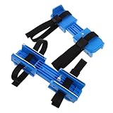 TOYZFRIENDY Verstellbare Schlittschuhe mit Doppelkufe und Riemenverschluss Eislaufschuhe für Junior Skater Outdoor Eislaufen und Skifahren Verstellbare Komfortables Material Schutzüberzüge