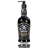 BARBERTIME Aftershave Cream Cologne | Frische und kühlende Post Shave 2-in-1 feuchtigkeitsspendende Herren-Balsam-Lotion | Nr. 1 Black Pearl 400 ml