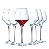 Chef & Sommelier Kollektion Open Up – 6 Weingläser 40 cl aus Kristallin Universal modern und elegant verstärkte Verpackung, Durchsichtig