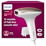Philips Lumea IPL 7000 Series Haarentfernungsgerät – Alternative zur Laserhaarentfernung – 2 Aufsätze für Körper & Gesicht, inkl. Korrekturtrimmer (BRI921/00)