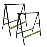 TRUTZHOLM Klappbock 2er Set Traglast 200 kg/Paar Sägebock Arbeitsbock klappbar Gerüstbock