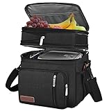 MIYCOO Isolierte Lunchtasche für Damen und Herren, große Lunchbox, auslaufsicher, Kühltasche