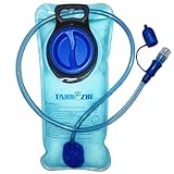 TANNOZHE Trinkblase 2 Liter auslaufsicheres Wasserreservoir,BPA-freier Trinkrucksack-Ersatz,Sport-Reise-Reservoir Trinkrucksack Pack Wandern im Freien-Blau