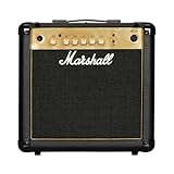 Marshall MG15G Gitarren-Combo-Verstärker, Übungsverstärker, geeignet für E-Gitarre – Schwarz und Gold