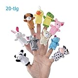 Willingood Finger Plüschtier [20-TLG] Mitgebsel | Kindergeburstagen | Gastgeschenke für Kinderparty und Stuffer für Ostereier, Mehrfarbig
