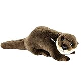 Teddys Rothenburg Kuscheltier Otter liegend braun 26 cm Plüschotter