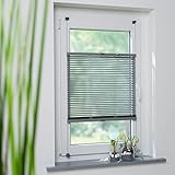 Liedeco Klemmfix-Jalousie, Aluminiumjalousie | Montage ohne Bohren | B 90 cm x H 130 cm | Silber
