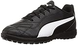 PUMA Monarch II TT Jr Fussballschuh, Black White, 32 EU