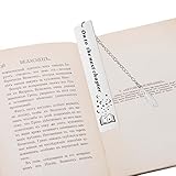 Hemousy Lesezeichen aus Metall | Inspirierendes Metall-Vers-Lesezeichen-Geschenk für Frauen - Lustige Lesezeichen für Buchliebhaber, Bücherwurm, Teenager-Abschluss